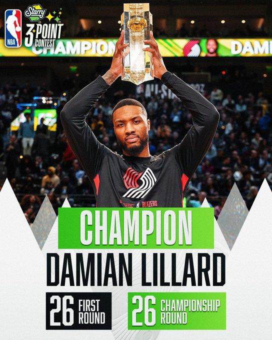 九游体育注册-利拉德赛前便豪言夺冠 三分大赛上演绝杀时刻